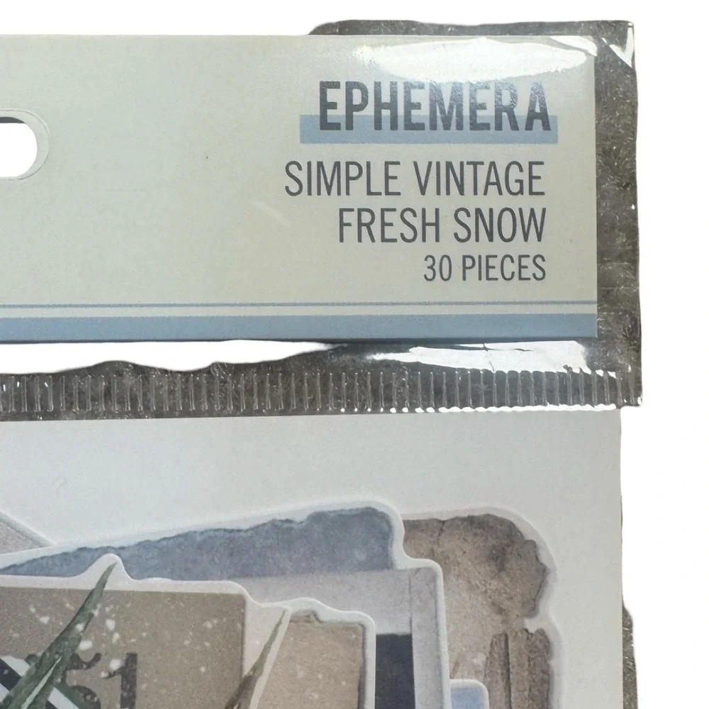 Simple Stories Heidi Swapp Ephemera Lace Ribbon Set White Good Winter Crafting